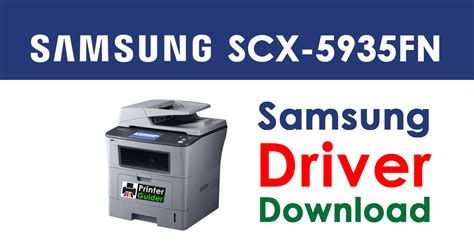 Samsung SCX-5935FN Printer Drivers: A Comprehensive Guide